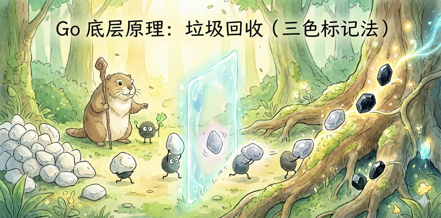 Go 底层原理丨垃圾回收(三色标记法) 封面